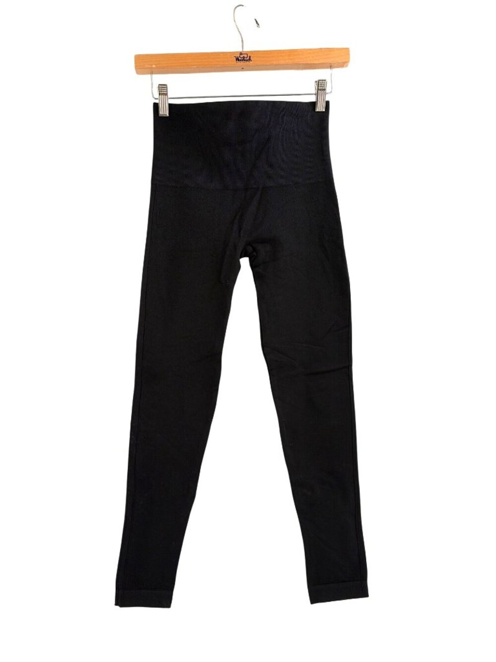 Spanx Black High-Waisted Seamless Ankle Leggings Stretch Slimming Womens Medium
